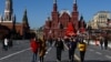 Красная площадь в Москве. 24 февраля 2025 года. (фото Reuters/Евгения Новоженина).